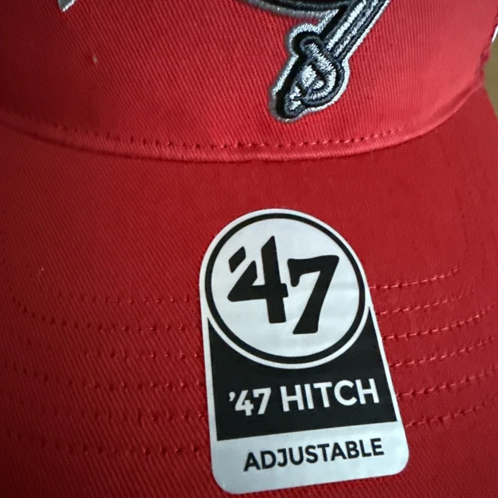 Tampa Bay Buccaneers '47‎ Brand Hitch Adjustable Red Mesh Hat Cap NFL Football